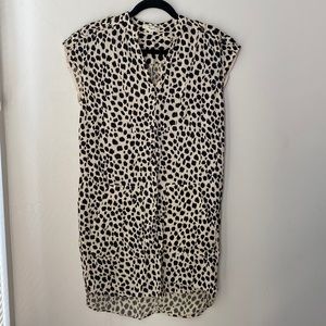 Madewell leopard print dress